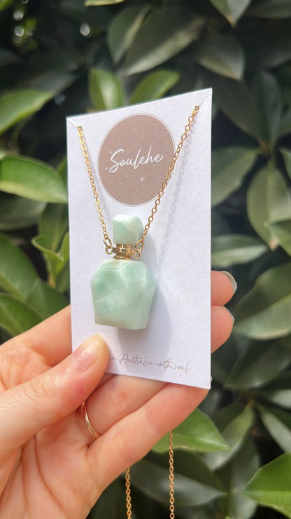 Soothing x Courage • Necklace • Amazonite & Stainless Steel