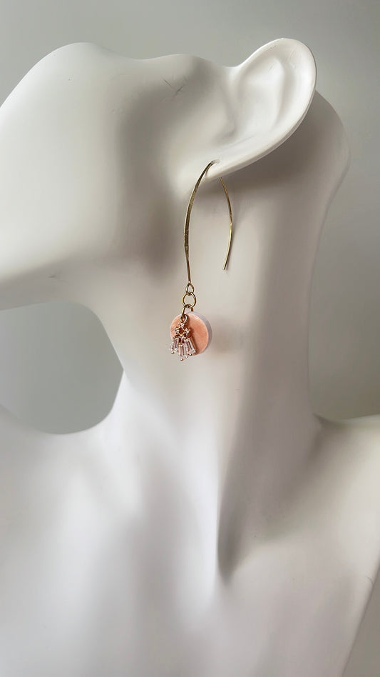 Orange Bauble • Luxurious Artisan Earrings