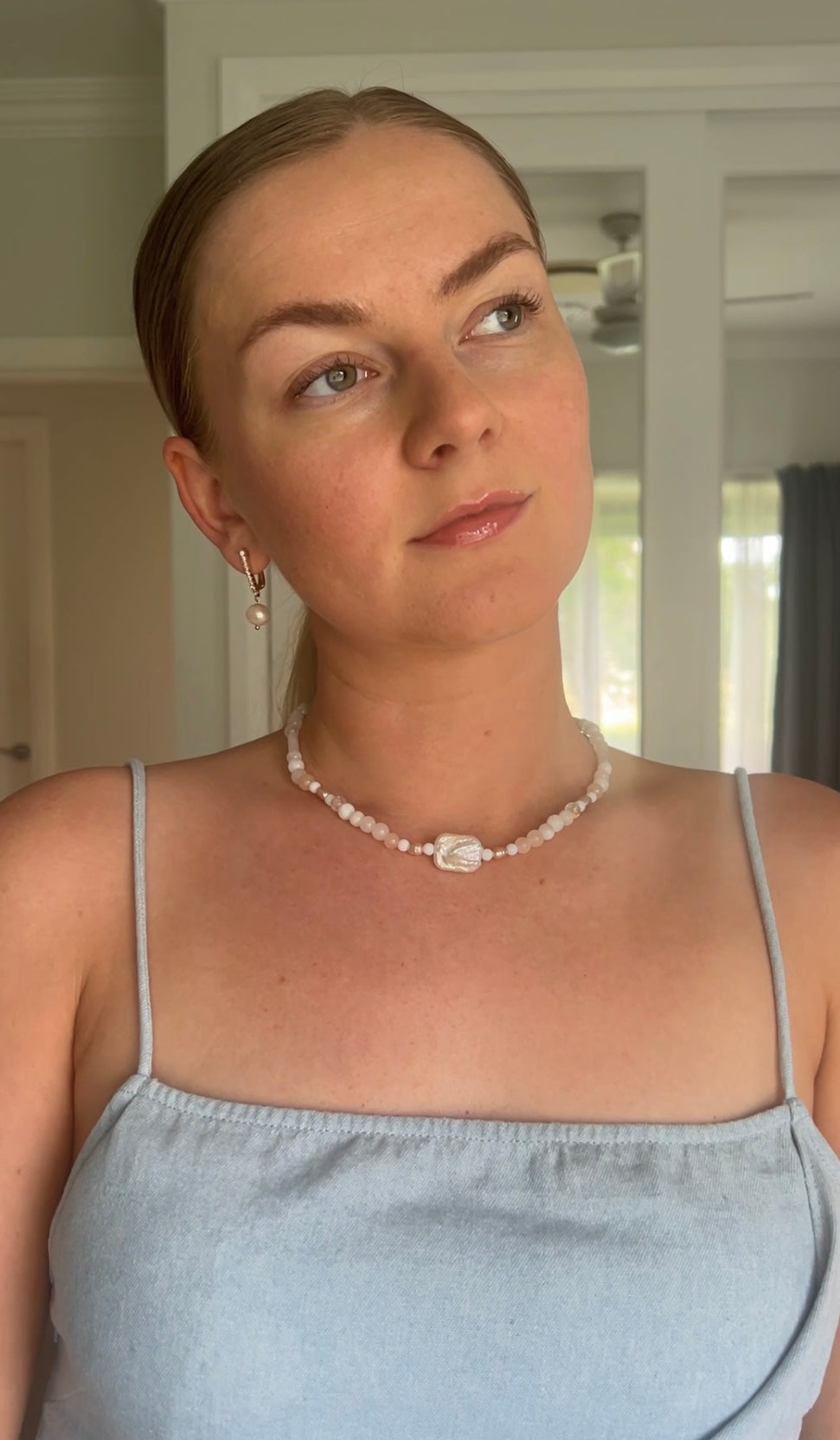 Sunset Pearl Luxury Choker