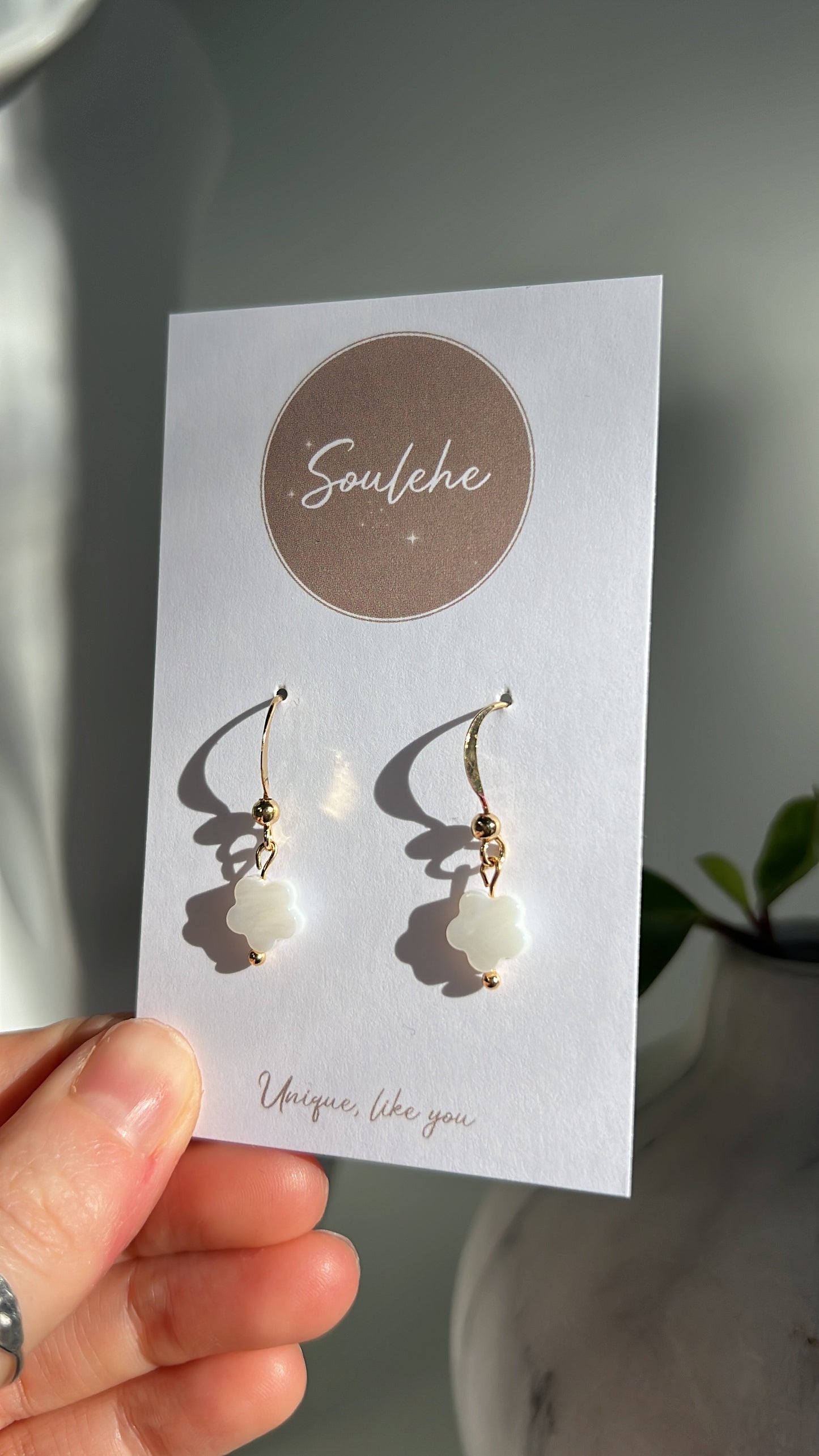 Shell Flower Drops • Intuition, Imagination