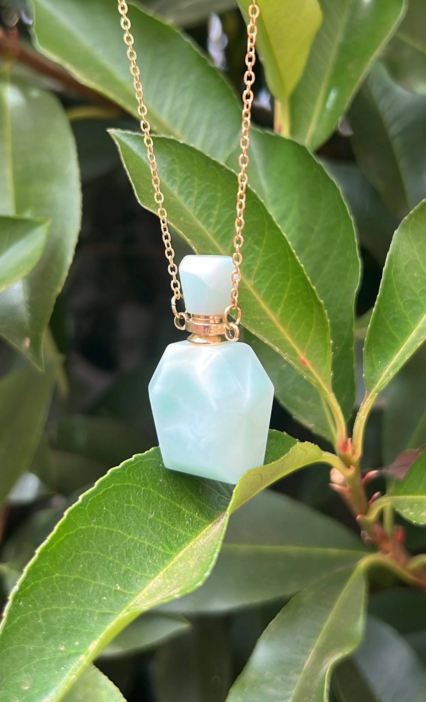 Soothing x Courage • Necklace • Amazonite & Stainless Steel