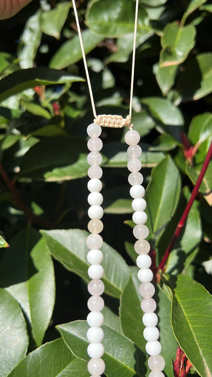 Harmony • Howlite, White Agate, Rose Quartz & Pink Aventurine