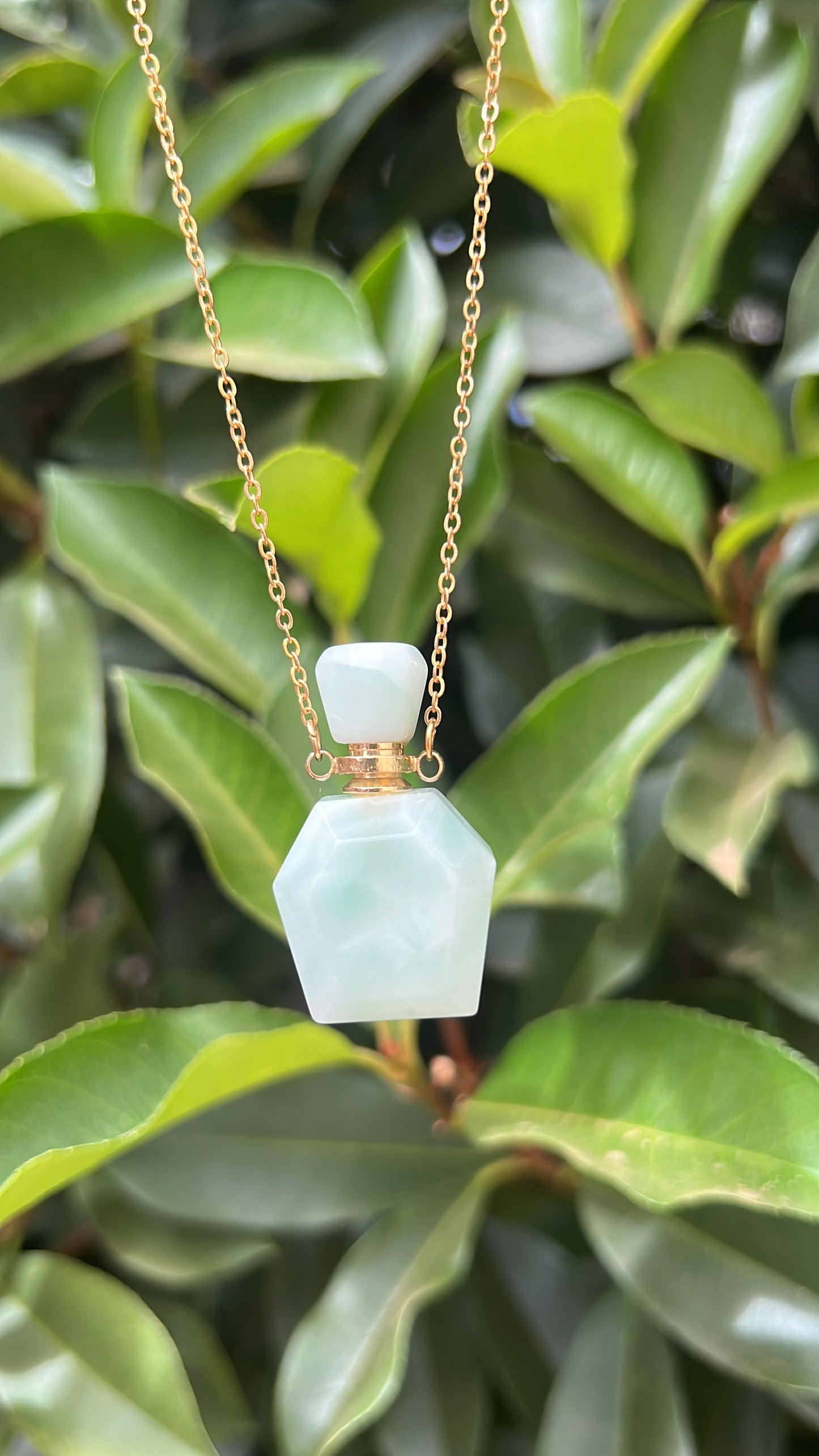 Soothing x Courage • Necklace • Amazonite & Stainless Steel