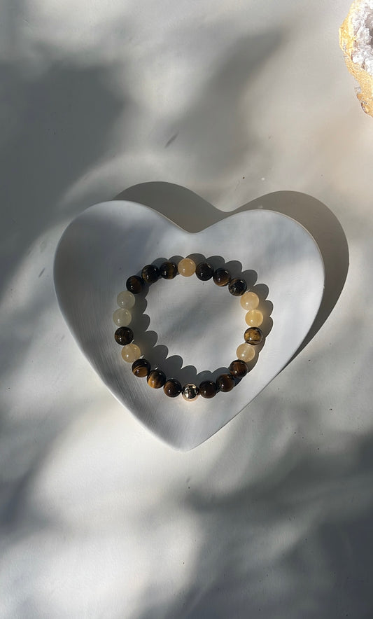 Gemini 2025 Luxury Bracelet Citrine Tiger Eye