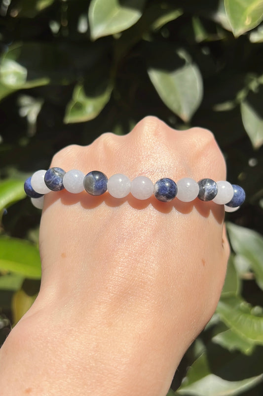 Logic and Intuition • Aquamarine x Blue Sodalite