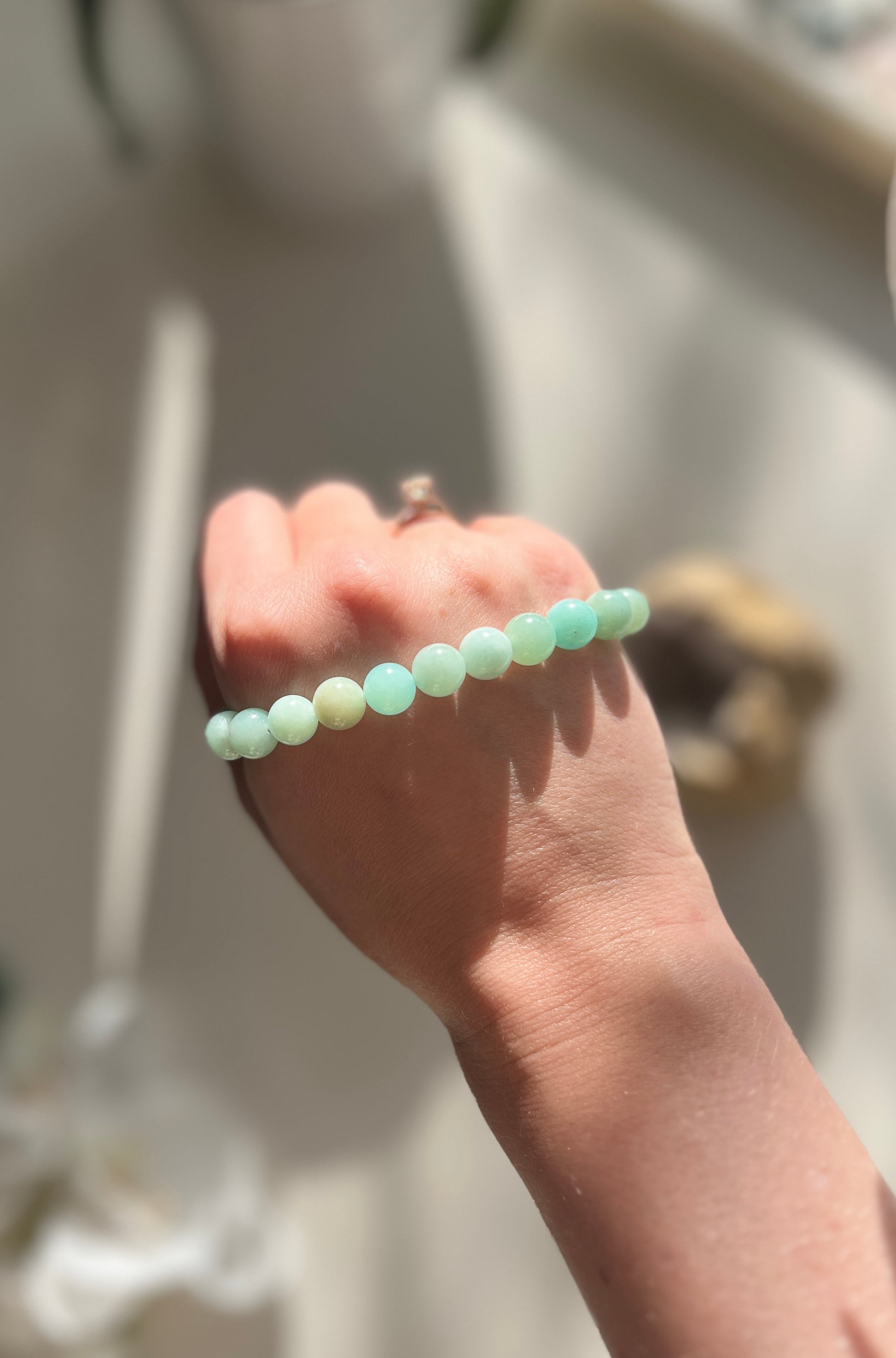 Natural crystal bracelet amazonite 