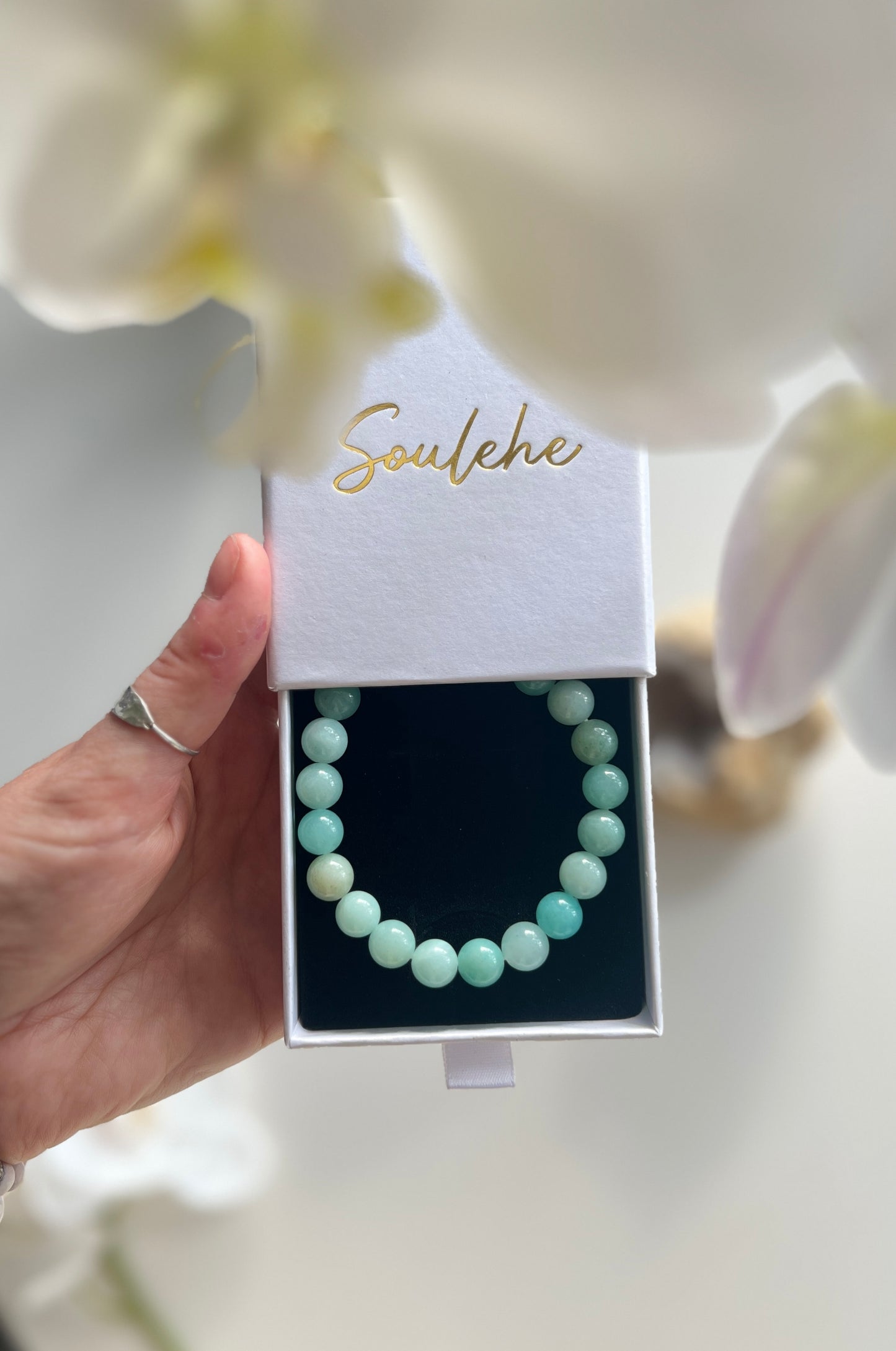 Self-Expression & Balance Amazonite Bracelet