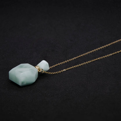 Soothing x Courage • Necklace • Amazonite & Stainless Steel